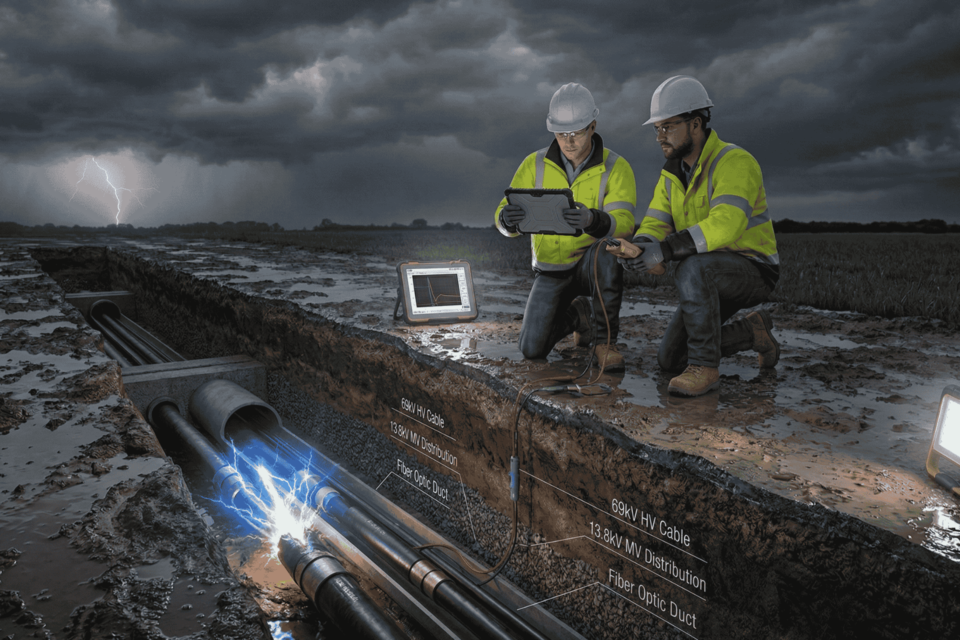 Sudden MV/HV cable outages